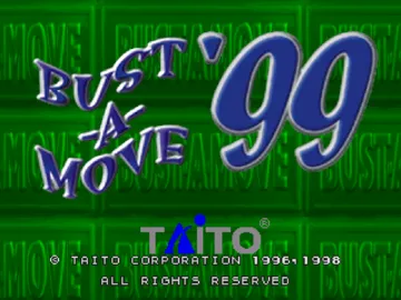 Bust-A-Move '99 (USA) screen shot title